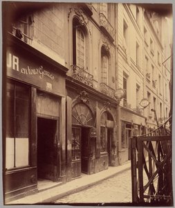 [Rue de la Parcheminerie] alkotó: Eugène Atget