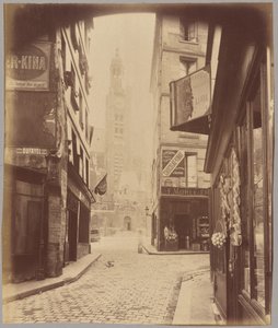 Saint-Étienne-du-Mont, rue de la Montagne Sainte-Geneviève alkotó: Eugène Atget