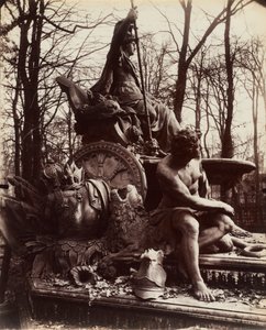 Versailles, a Diadalmas Franciaország szökőkútja, 1904. alkotó: Eugène Atget