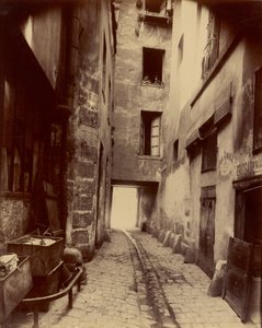 Vieille Cour, 22 rue Quincampoix alkotó: Eugène Atget