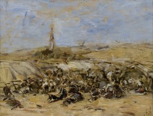 Elnézést Ste-Anne-La-Paludtól alkotó: Eugene Louis Boudin