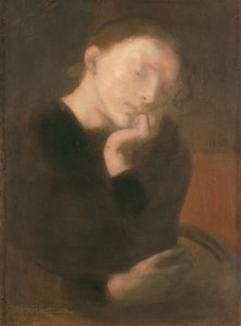 Meditáció alkotó: Eugène Carrière