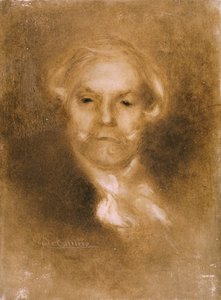 Edmond de Goncourt (1822-96) portréja Germinie Lacerteux-ból, Edmond és Jules (1830-70) 1890 körül megjelent (maratott, wc pergamen) alkotó: Eugène Carrière