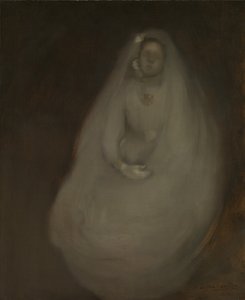 Az elsőáldozás, kb. 1896. alkotó: Eugène Carrière