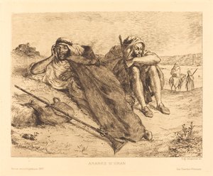 Orán arabjai alkotó: Eugène Delacroix