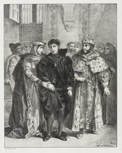 Hamlet alkotó: Eugène Delacroix