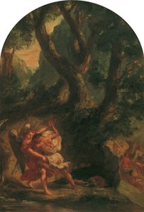 Jákob az angyallal birkózik alkotó: Eugène Delacroix