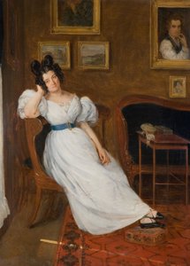 Simonné portréja, 1850. alkotó: Eugène Delacroix