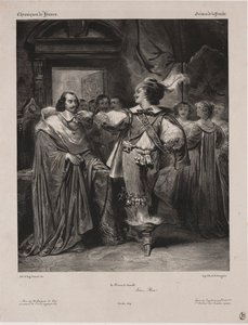 Franciaország krónikái: A Fronde jelenete – Condé hercege, 1829.