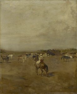 Arab Tábor, 1847 körül alkotó: Eugène Fromentin