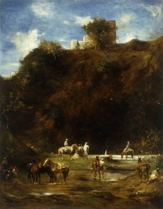 Arabok pihennek, 1874 alkotó: Eugène Fromentin