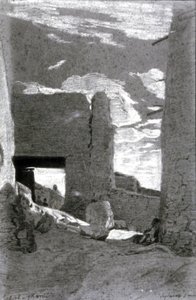 Bab El Gharbi, nyelvek alkotó: Eugène Fromentin