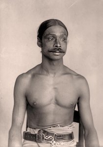 Egy Srí Lanka-i férfi portréja, 1890 körül