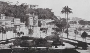 Brazília: Praca Cabral, Rio (fekete-fehér fotó) alkotó: European Photographer