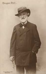 Giuseppe Verdi operaszerző portréja (fekete-fehér fotó) alkotó: European Photographer