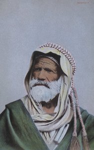 Beduin férfi portréja, Észak-Afrika (színes fotó) alkotó: European Photographer