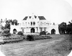 Raden Salehs ház, Cikini, Java, 1872 körül alkotó: European Photographer