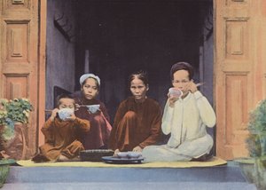 Annamite család étkezése alkotó: European Photographer