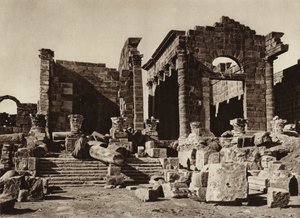 Sbeitia, Temple (fekete-fehér fénykép) alkotó: European Photographer
