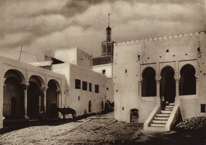 Tanger, Kincsesház és Törvényszék (fekete-fehér fotó) alkotó: European Photographer