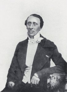 Hans Christian Andersen költő (f/w fotó) alkotó: European Photographer