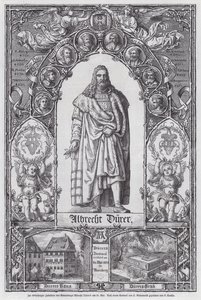 Albrecht Durer német művész születésének 400. évfordulója (metszet) alkotó: European School