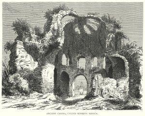 Ősi kaszinó, úgynevezett Minerva Medica (metszet) alkotó: European School