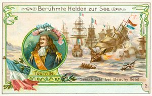 Anne Hilarion de Tourville francia admirális és a Beachy Head-i csata alkotó: European School