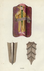 Boucliers (színes gravírozás) alkotó: European School