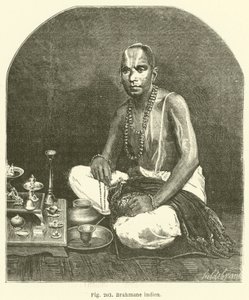 Brahmins India (metszet) alkotó: European School
