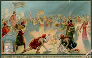 Omar Burns kalifa Az alexandriai könyvtár alkotó: European School