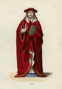 Cardinal (színes metszet) alkotó: European School