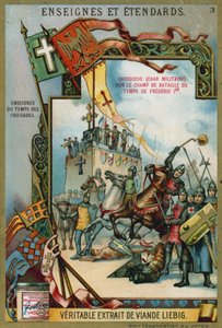 Carroccio I. Barbarossa Frigyes korabeli csatatéren, 12. század alkotó: European School