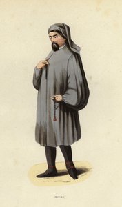 Chaucer (színes gravírozás) alkotó: European School