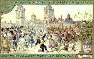 Tánc egy karneválon Mexikóban alkotó: European School