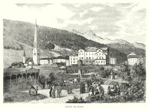 Davos a téren (metszet) alkotó: European School