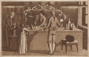 Gyógyszerész (litho) alkotó: European School