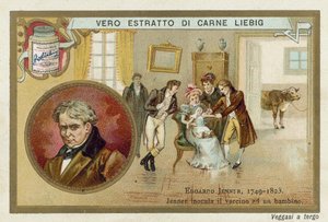 Edward Jenner angol orvos és tudós, aki felfedezte a himlő elleni vakcinát alkotó: European School