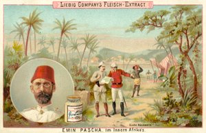 Emin Pasha Közép-Afrikában (chromolitho) alkotó: European School