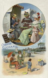 Suchard csokoládé élvezete a tengerparton alkotó: European School
