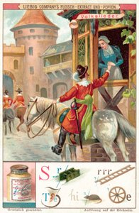 Népdal (chromolitho) alkotó: European School