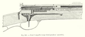 Tűpisztoly, félig természetes méretű vágás (gravírozás) alkotó: European School