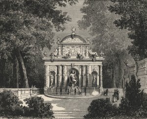 Grotte de Marie de Medicis au Luxembourg (metszet) alkotó: European School