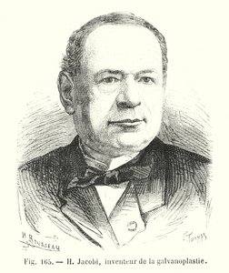 H Jacobi, a galvanizálás (gravírozás) feltalálója alkotó: European School