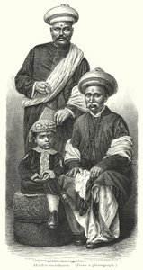 Hindu kereskedők (metszet) alkotó: European School