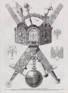 Németország császári koronaékszerei (metszet) alkotó: European School