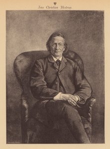 Jens Christian Hostrup, dán költő és drámaíró (metszet) alkotó: European School