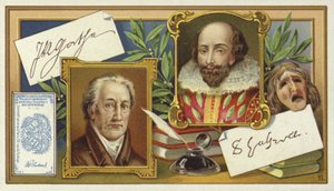 Johann Wolfgang von Goethe és William Shakespeare alkotó: European School