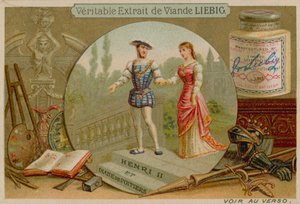 Henrik király és Diane de Poitiers alkotó: European School