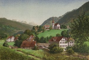 Luzerni-tó: Burglen (színes litó) alkotó: European School
